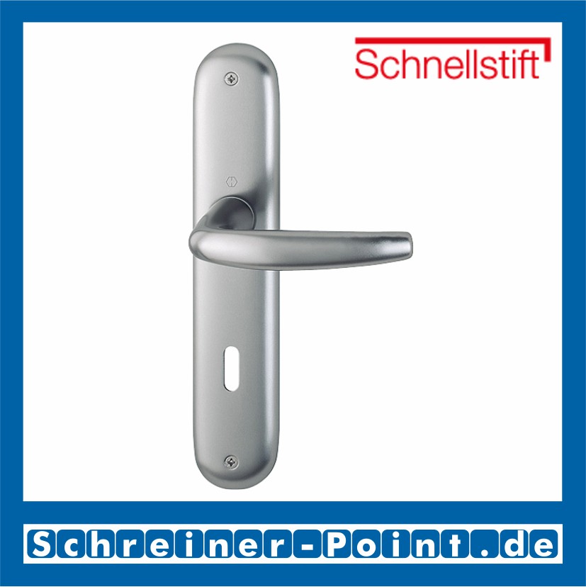 Hoppe Atlanta Aluminium Langschildgarnitur F9 Stahlfarben 1530/273P, 2791580, 2320892, 2791601, 2791627, 2409601, 2791969